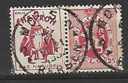 OCB PU14 Chevron - Centrale Stempel Mons Bergen - Used