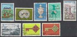 Luxembourg    .   Y&T     .    8 Timbres    .    O     .      Oblitéré - Usati