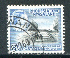 RHODESIE ET NYASALAND- Y&T N°23- Oblitéré - Rhodesien & Nyasaland (1954-1963)