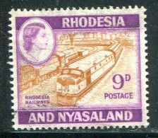 RHODESIE ET NYASALAND- Y&T N°25A- Oblitéré - Rhodesië & Nyasaland (1954-1963)