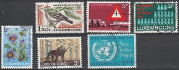 Luxembourg    .   Y&T     .    6 Timbres     .    O     .      Oblitéré - Used Stamps