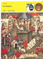 Fiche Illustrée LES HANSES XII-XIVème Siècle Par Edito-Service 1989 -texte En Verso - Histoire