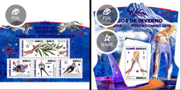 Guinea Bissau 2018, Olympic Games In PyeongChang, 5val In BF +BF - Invierno 2018 : Pieonchang