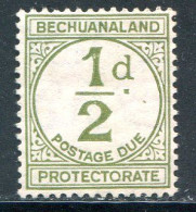 BECHUANALAND- Taxe Y&T N°4- Neuf Sans Gomme - 1885-1964 Herrschaft Von Bechuanaland