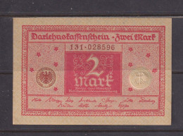 GERMANY - 1920 2 Marks AUNC/XF Banknote As Scans - 2 Mark