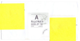 UK Machine Stamp Royal Mail.h From London To Belgium - Lettres & Documents