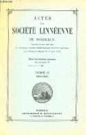 Actes De La Société Linnéenne De Bordeaux Tome C 1962-1963 - Révision Des Espèces Paléarctique Du Genre Triodonta Muls - - Aquitaine