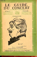 Le Guide Du Concert N°7 VIIIe Année 18 Novembre 1921 - Index Des Concerts De La Semaine. - Collectif - 1921 - Musik