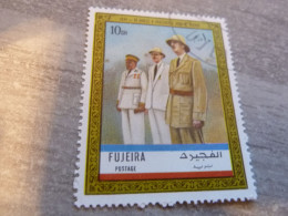 Fujeira - Général De Gaulle Et R. Pleven à Brazzaville - 10 Dirhams - Postage - Multicolore - Oblitéré - Année 1967 - - De Gaulle (Général)