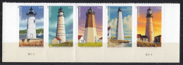 UNITED STATES 4978-4982,unused,lighthouses - Unused Stamps