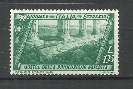 ITALY Italia 1932 Michel 433 * Flugpost-Eilmarke - Exprespost