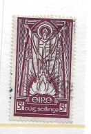 IRELAND 1942 5s MAROON SG 124bw Inverted Watermark FINE USED Cat £55 - Used Stamps