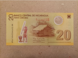 Billete De Nicaragua De 20 Córdobas, Año 2007, Serie A, Numero Bajo, UNC - Nicaragua