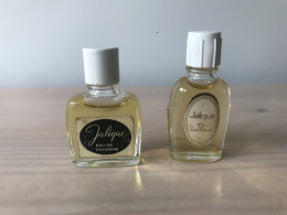 Jalique 2x - Miniature Bottles (without Box)