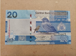 Billete De Gambia De 20 Dalasis Serie A, Nº Bajo, Año 2019, UNC - Gambia