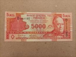 Billete De Paraguay De 5000 Guaraníes, Año 2005, UNC - Paraguay