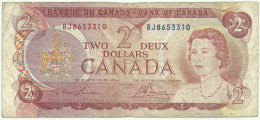 CANADA - 2 Dollars - 1974 - P 86.a - Sign. Lawson-Bouey - Queen Elizabeth II - Kanada