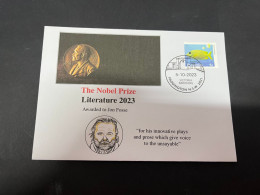 8-10-2023 (3 U 37) Nobel Literature Prize Awarded In 2023 - 1 Cover -  OZ Stamp (postmarked 5-10-2022) - Otros & Sin Clasificación