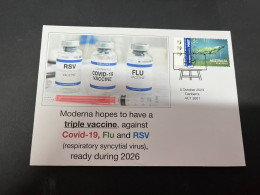 (8-10-2023) (3 U 37) Moderna Hopes To Have A Triple Vaccine Against COVID-19 & Flu & RSV During 2026 (platypus) - Maladies
