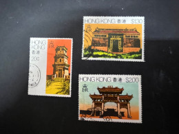 8-10-2023 (stamp) Hong Kong - 3 Used Stamps - Usados