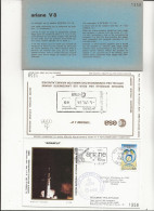 23-0970 Espace 1984 Et 1985 Ariane V8 A V1  Lancement Kourou Guyane ( 27 Documents ) - Europe