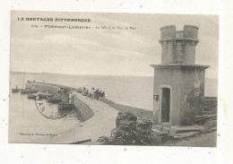Cp, 56, PLOEMEUR-LOMENER, La Jetée Et La Tour Du Port,  écrite 1916 - Ploemeur