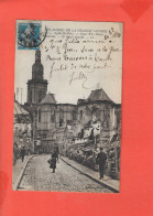 Delcampe - 59 CAMBRAI Cpa Animée Eglise St Géry En Ruines  Edit LL - Cambrai