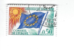 TS N° 33 Conseil De L'Europe Oblitéré 1963-71 - Gebraucht