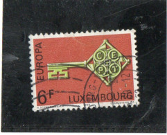 LUXEMBOURG    1968  Y.T. N° 725  Oblitéré - 1965-91 Jean