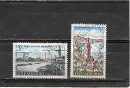 LUXEMBOURG    1967  Y.T. N° 708  709  Oblitéré - 1965-91 Jean