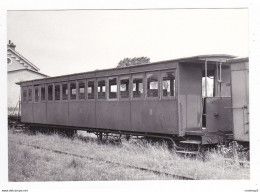 62 ACQUIN Vers LUMBRES CPM TRAIN VOIR DOS Wagon Voiture Voyageurs à Bogies 2ème Classe Garée En 1955 - Lumbres