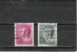 LUXEMBOURG    1965-66  Y.T. N° 660  à  667  Incomplet  Oblitéré  664  665 - 1965-91 Jean