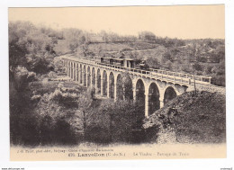22 Viaduc De LANVOLLON CPM TRAIN VOIR DOS Ligne Plouha Guingamp Locomotive à Vapeur Coll J.L Rochaix N°525.5 CdN - Lanvollon