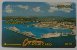 BARBADOS - GPT - Cruise Liners At Bridgetown Port - Coded Without Control - $10 - Barbados