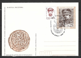 POLOGNE. Carte Commémorative De 1989. Fauconnerie. - Aigles & Rapaces Diurnes