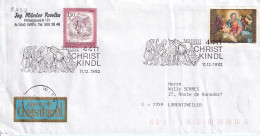 Oesterreich - Christkindl 1992 Mit Sonderstempel (9.037) - Machines à Affranchir (EMA)