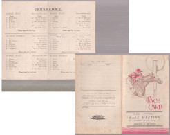 Delcampe - PROGRAMME CHEVAUX  Paquebot RMS Oropesa - Programmi