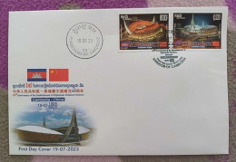 CAMBODGE / CAMBODIA/   FDC 65th Of Diplomatic Relations Between Cambodia And China 2023 - Covers