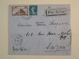 DC11 FRANCE BELLE LETTRE RR 1932 ST PIERRE A SAIGON INDOCHINE ++AFF. INTERESSANT++ - 1927-1959 Lettres & Documents