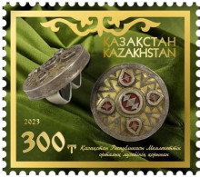 Kazakhstan 2023. Antique Jewelry. Unused Stamp. - Museums