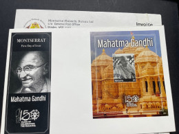 MONTSERRAT Mahatma Gandhi 150th Anniversary Official FDC From Montserrat  Post Not IGPC ISSUED - Mahatma Gandhi