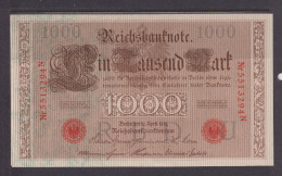 GERMANY - 1910 1000 Mark Circulated Banknote As Scans - 1000 Mark