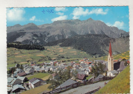 D5914) NAUDERS Gegen Piz Mondin - Oberinntal - Tirol - Straße U. Kirche Im Vordergrund - Nauders