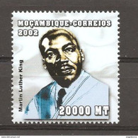 MOZAMBICO - 2002 MARTIN LUTHER KING Premio Nobel Pace 1964 Nuovo** MNH - Martin Luther King