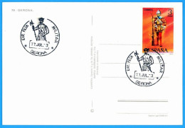 España. Spain. 1973. Matasello Especial. Special Postmark. Exp. Filatelica Militar. Gerona - Macchine Per Obliterare (EMA)