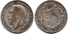 MA 26933  / Grande Bretagne - Great Britain 1/2 Crown 1925 TB - K. 1/2 Crown