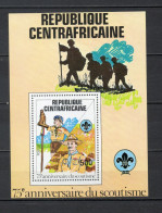 CENTRAFRIQUE BLOC  N° 53   NEUF SANS CHARNIERE  COTE 7.00€   SCOUTISME - Centrafricaine (République)