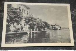 A956  Hotel  Seegarten  Überlingen Bodensee   1949  Animiert / Schiff - Überlingen