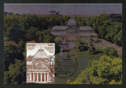 ESPAÑA (2023) Carte Maximum Card Madrid Palacio De Cristal Del Retiro Patrimonio Humanidad UNESCO World Heritage - Tarjetas Máxima