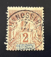 1892 Diego-Suarez Yv 26, 2c - Gebruikt